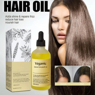 Regolith Natural Hair growth oil for Permed Long Hair Hair Oil(60 ml)