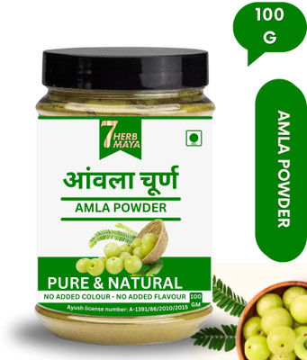 7Herbmaya Amla Powder For Hair Growth | Amla Churan for Hair Care(100 g)