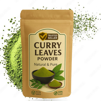ShakalyaVeda Curry Leaves Powder – Natural Kadi Patta for Hair Growth & Skin Glow(100 g)
