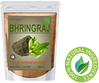 Rideena Pure Baq Bhringraj Powder For Hair Growth(200 g)
