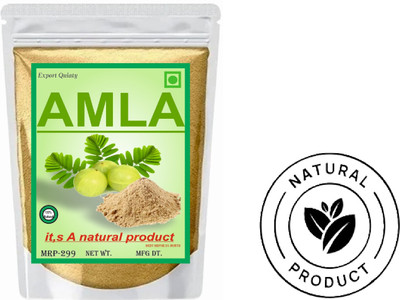 Rideena Natural Amla Powder For Hair Growth(600 g)