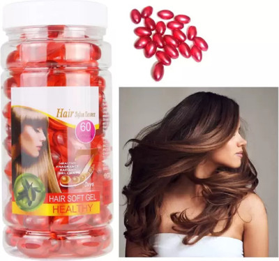 AFARAXIA Vitamin E Capsule For Hair Softener Gel Capsules/(60 ml)