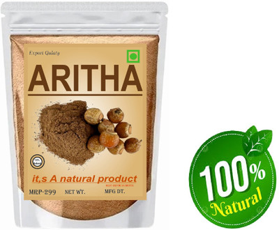 Rideena Baq Natural Aritha/Reetha Powder For Hair Pack(600 g)