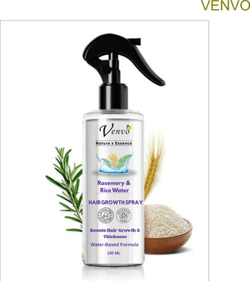 venvo Rosemary Water Hair Spray with Rice Water for Hair Repair(100 ml)