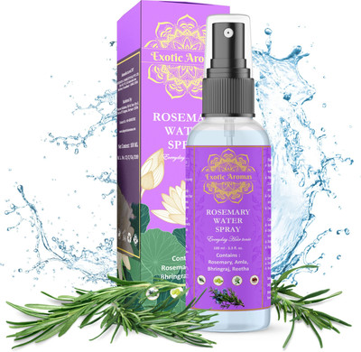 Exotic Aromas Rosemary Water with Anagain and Bhringraj for Hair Fall Control and Growth(100 ml)