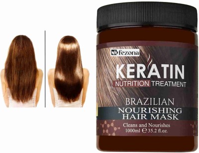 FEZONA Brazilian Hair Smoothing Hair SPA Nourishing Cream for Dry & Damaged Hair(1000 ml)