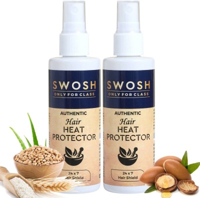 SWOSH Keratin Treatment Hair Heat Protection Spray With Argan Oil & Wheat Extract(200 ml)