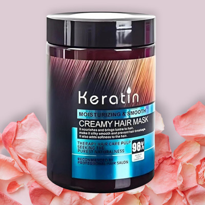 Deeparth Keratin Hair Mask for Moisturizing & Smooth Hair -/ pack of 1(800 ml)