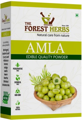 The Forest Herbs Natural Care From Nature Amla Powder for Black Hair | Hair Care | Drink | Eating | Weight Loss(100 g)