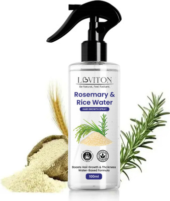 loviton Rosemary & Rice Water Spray for Hair Growth, Thickness & Hairfall Control,(100 ml)