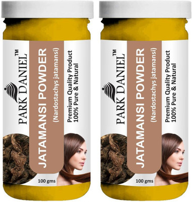 PARK DANIEL Premium Jatamansi Powder - Promote Hair Growth & Helps to Blacken the Hair Combo Pack 2 bottles of 100 gms(200 gms)(200 g)