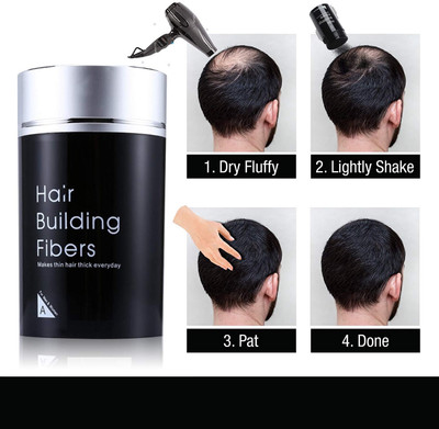 GULGLOW99 Classic Necessity Easy to Use Lose Hair Building Fibres HAIRFIBERKL SOFT Hair Volumizer POWDER(25 g)