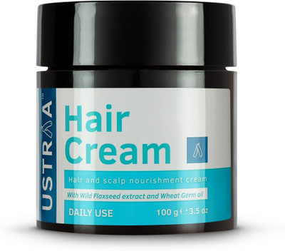 USTRAA Hair Cream for Men - For Daily Use with Light Hold - Style & Nourishment Hair Cream(100 g)