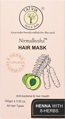 Tatvik Nirmalkesha Henna with 8 Herbs Hair Mask(100 g)