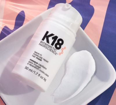 K18 Molecular Leave-In Hair Mask – Reverses Hair Damage in 4 Minutes(50 ml)