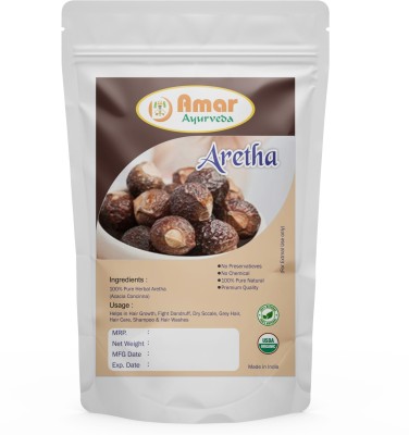 Amar ORGANIC REETHA (20 g) HERBAL SOAP NUTS / RAW REETHA / ARITHA (200 g) (200 g)(200 g)