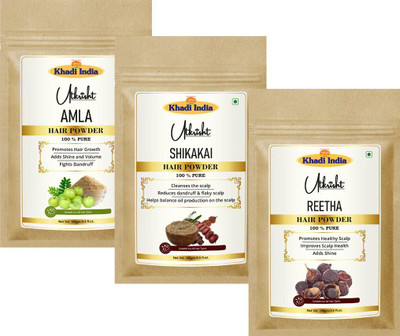 Utkrisht Amla, Reetha, Shikakai Powder - Hair Pack Combo Pack for Hair Growth(300 g)