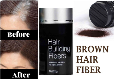 THTC Hair Building Fibers | Hair Fiber For Thinning Hair And Bald Spots(25 g)