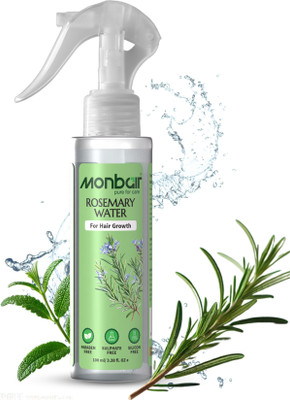MONBAIR Rosemary Water for Hair Growth - with Bhringraj, Ashwagandha, Neem, & Tea Tree(100 ml)