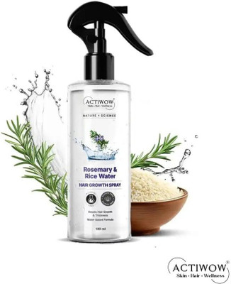 ACTIWOW Rosemary & Rice Water Leave-In Treatment for Healthy Hair(100 ml)