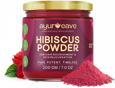 Ayurweave Natural Hibiscus Powder(200 g)