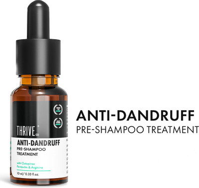 ThriveCo Anti Dandruff Serum for Itchy & Flaky Scalp | Pre-Shampoo Dandruff Treatment(10 ml)