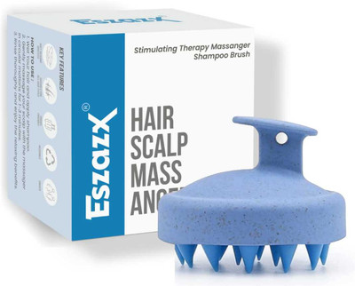 ESZAZX Silicone Scalp Massager Shampoo Brush, Shower Scalp Scrubber with Soft Bristle(50 g)
