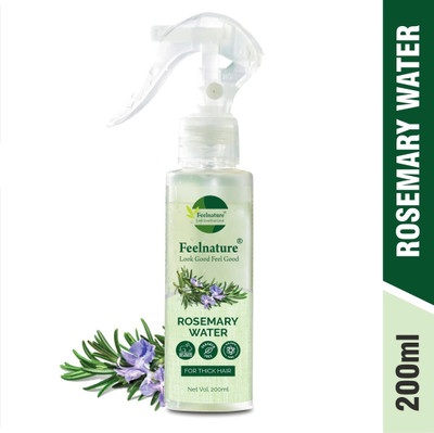 FeelNature Rosemary Water Spray For Hair Growth | Reduce Hairfall | Adds Shine | Regrowth(200 ml)