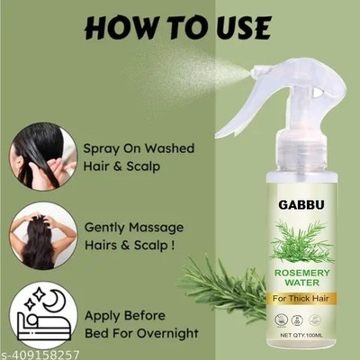 GABBU Rosemary Water for Deep Conditioning rosemary water Weak Hair Spray(100 ml)