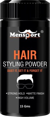 Mensport Hair Volumizing Powder Matte Finish 24hrs Hold Hair Pack of 1 of 15Gms Hair Styling Powder Extreme Hair Volumizer Powder(15 g)