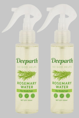 Deeparth Natural Rosemary Tonic for Thick Strong Hair (100ml each)(200 ml)