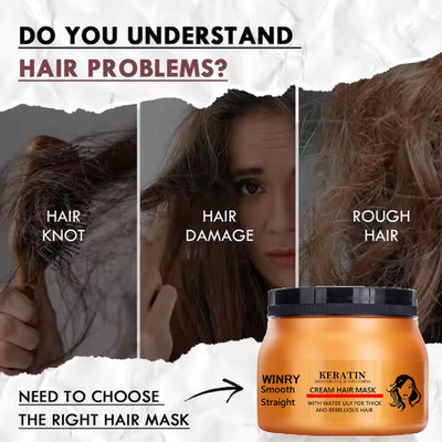 winry Professional Keratin Moisturizing & Smooth Hair Mask Cream(200 g)