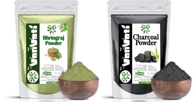 Vanvati Bhringraj & Charcol Powder Wash For Men, Anti Pollution & Deep Cleansing(100 g)