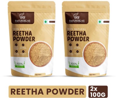 NaturoBliss Pure & Natural Reetha Powder (Aritha / Soapnut ) for Hair Care 100G (Pack of 2)(200 g)