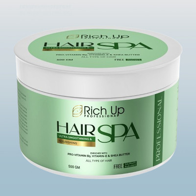 Richup Professional Hair Spa Ultra Smoothing & Nourishing Enriched with Pro-Vitamin B5,Vitamin E(500 g)