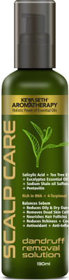 KEYA SETH AROMATHERAPY Scalp care Dandruff Removal Solution with Tea Tree & Eucalyptus Oil(120 ml)