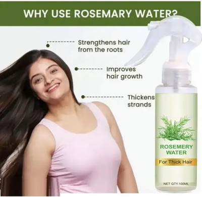 Rudvya ROSEMARY WATER FOR HAIR GROWTH AND THICK LONG HAIR Hair Spray(100 ml)