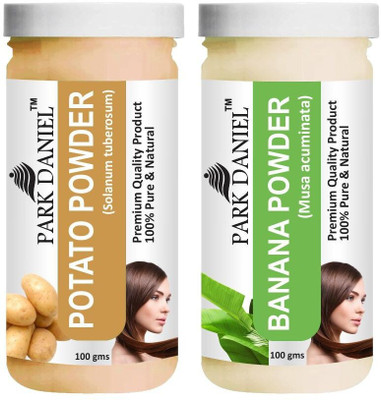 PARK DANIEL Natural Potato Powder & Banana Powder Combo Pack of 2 Jars of 100 gms(200 gms)(200 g)