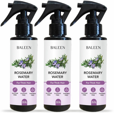 BALEEN Fresh Rosemary Water For Hair Growth & Hair Fall Control, Hair Care- 210 ml X 3(630 ml)