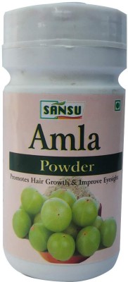 Sansu Organics Amla Indian Gooseberry Powder for eating and hair growth (100gx3)(300 g)