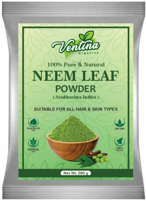 Ventina Organics Pure and Organic Neem Leaf Powder for Glowing Skin(200 g)