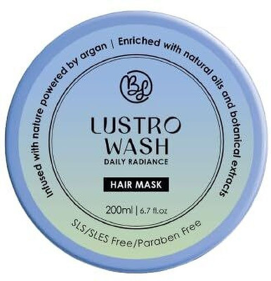 Blislis Lustro Wash Daily Radiance Hair Mask | SLS/SLES & Paraben Free for Men and Women(200 ml)