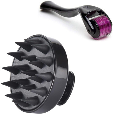 RUGY derma roller and silicone hair scalp massager(50 g)