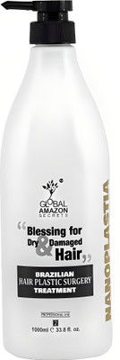 Global Amazon Secrets Brazilian Treatment Deep nourishment, Controls Frizz(1000 ml)