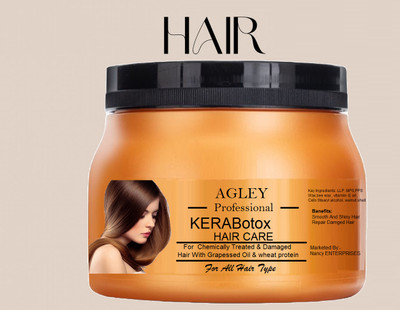 AGLEY Keratin Hair conditioner Moisturizing Smooth Non Steaming Creamy Hair(400 ml)