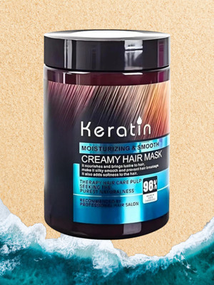 Deeparth Keratin Creamy Hair Mask for Moisturizing and Smoothening -/ pack of 1(800 ml)