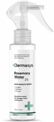 Dermasys Rosemary Water Hair Growth Spray For Hair Fall Control, Thicker & Fuller Hair(100 ml)