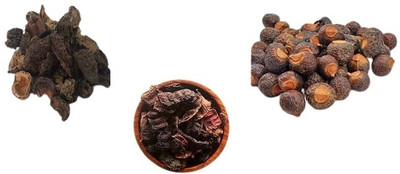 Beautoherb Natural Amla ritha shikakai raw pack of 3(900 g)