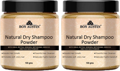 Bon Austin Natural Hair Shampoo for Hair, Amla Reetha Shikakai Powder(200 g)