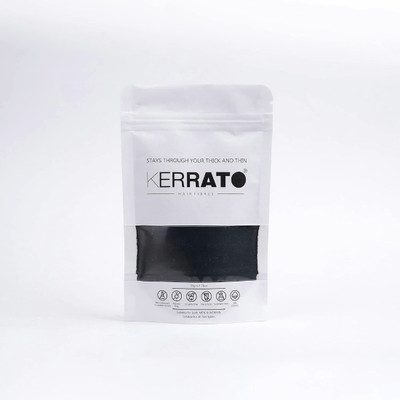 KERRATO HAIR FIBRES Refill Pack (Jet Black) Natural Keratin Hair Thickening Fibers for Thin Hair(50 g)